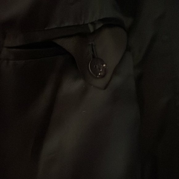 Blaze-Milano red satin cheetah double breasted coat. New. Blaze size 2 = US 8 - Picture 8 of 8